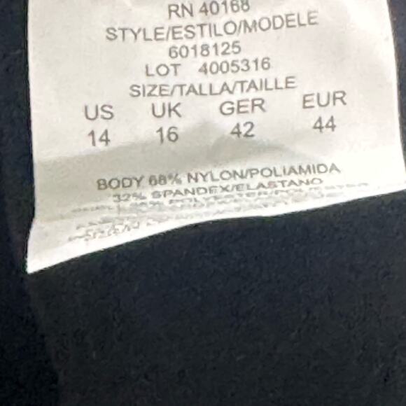 Magicsuit Women's Black Multi Flutter Willow One Piece Swimsuit Size 14 NWT - Picture 10 of 14